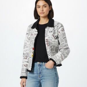 Khangura heavy jacquard fabric with a reversible design sz M